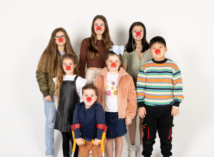 Cure Kids Red Nose Slap Bracelet Images at Mighty Ape NZ